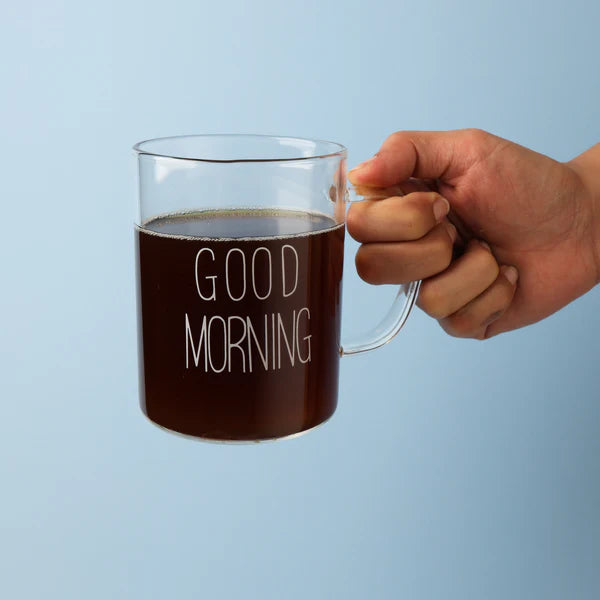 Transparent Good Morning Mug