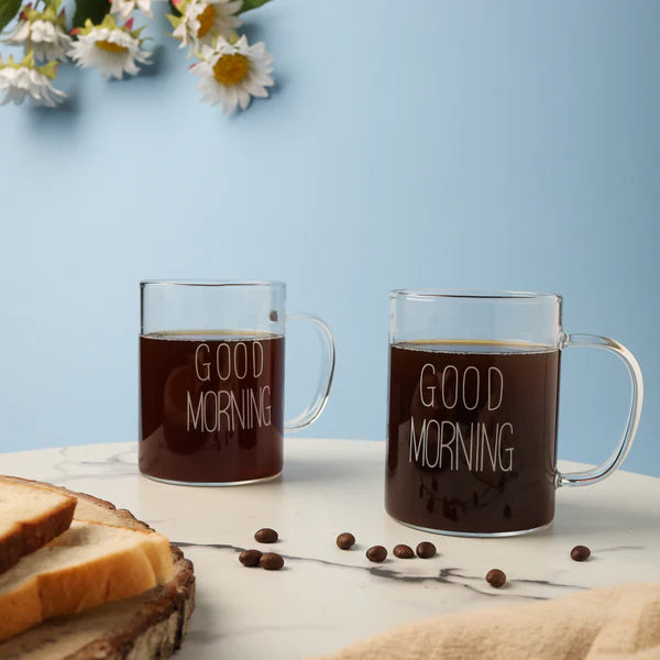 Transparent Good Morning Mug