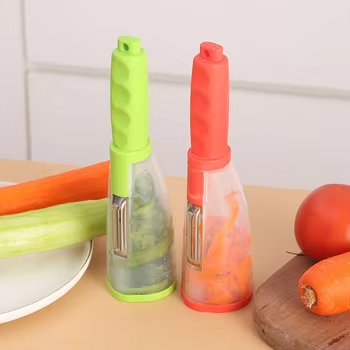 Multifunctional Peeler with Storage