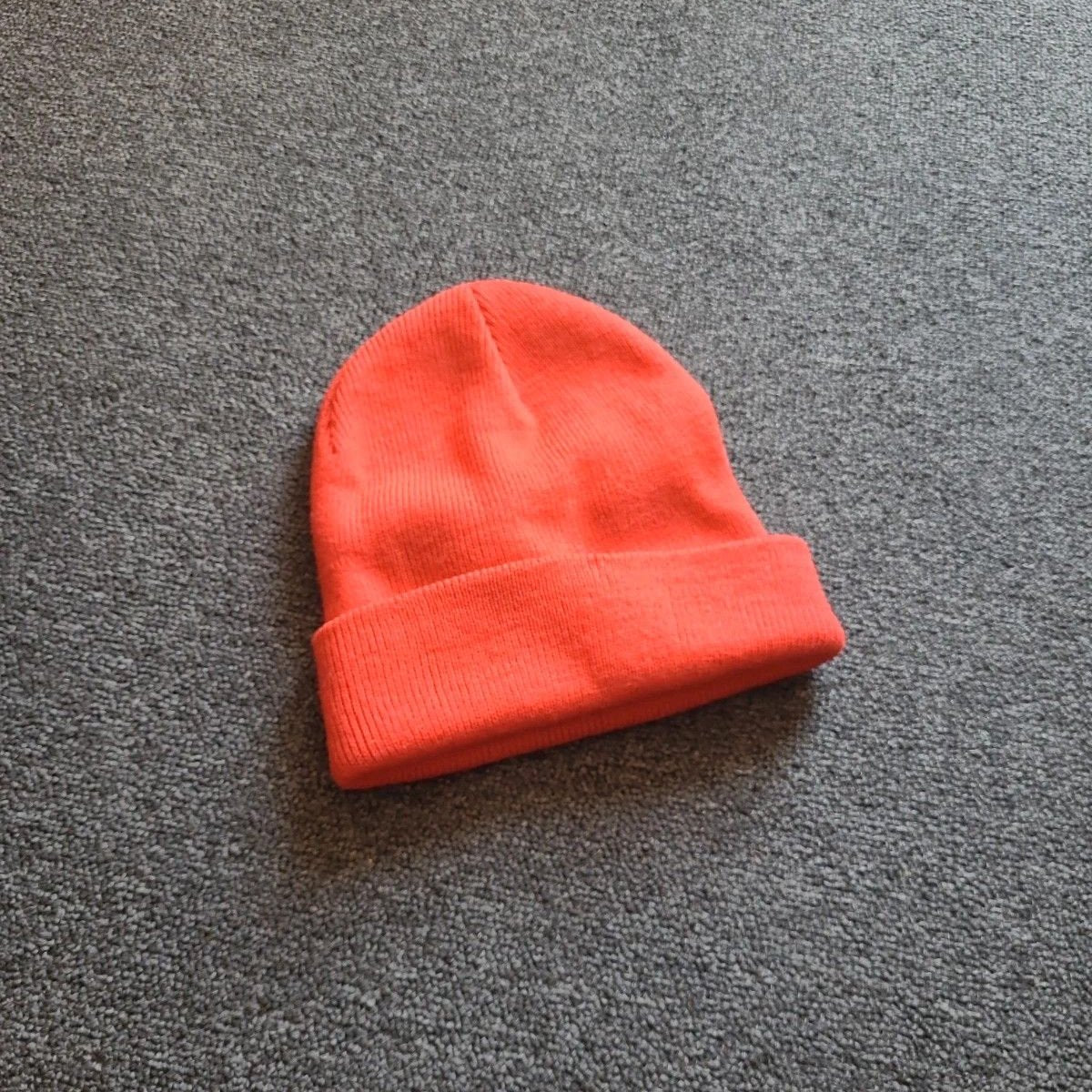 Fluorescent Orange Beanie