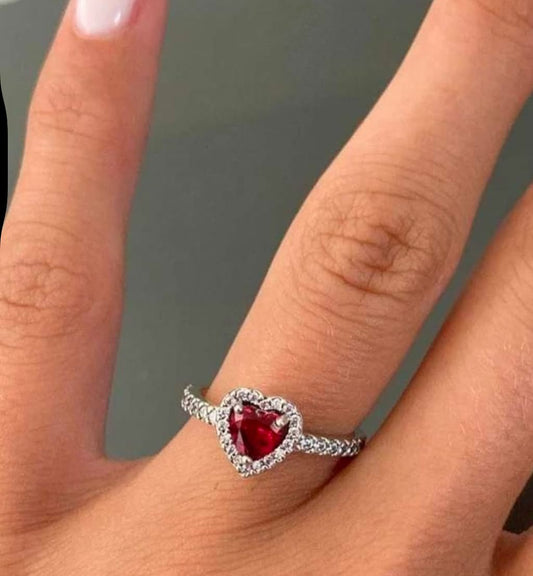 Red Heart Ring