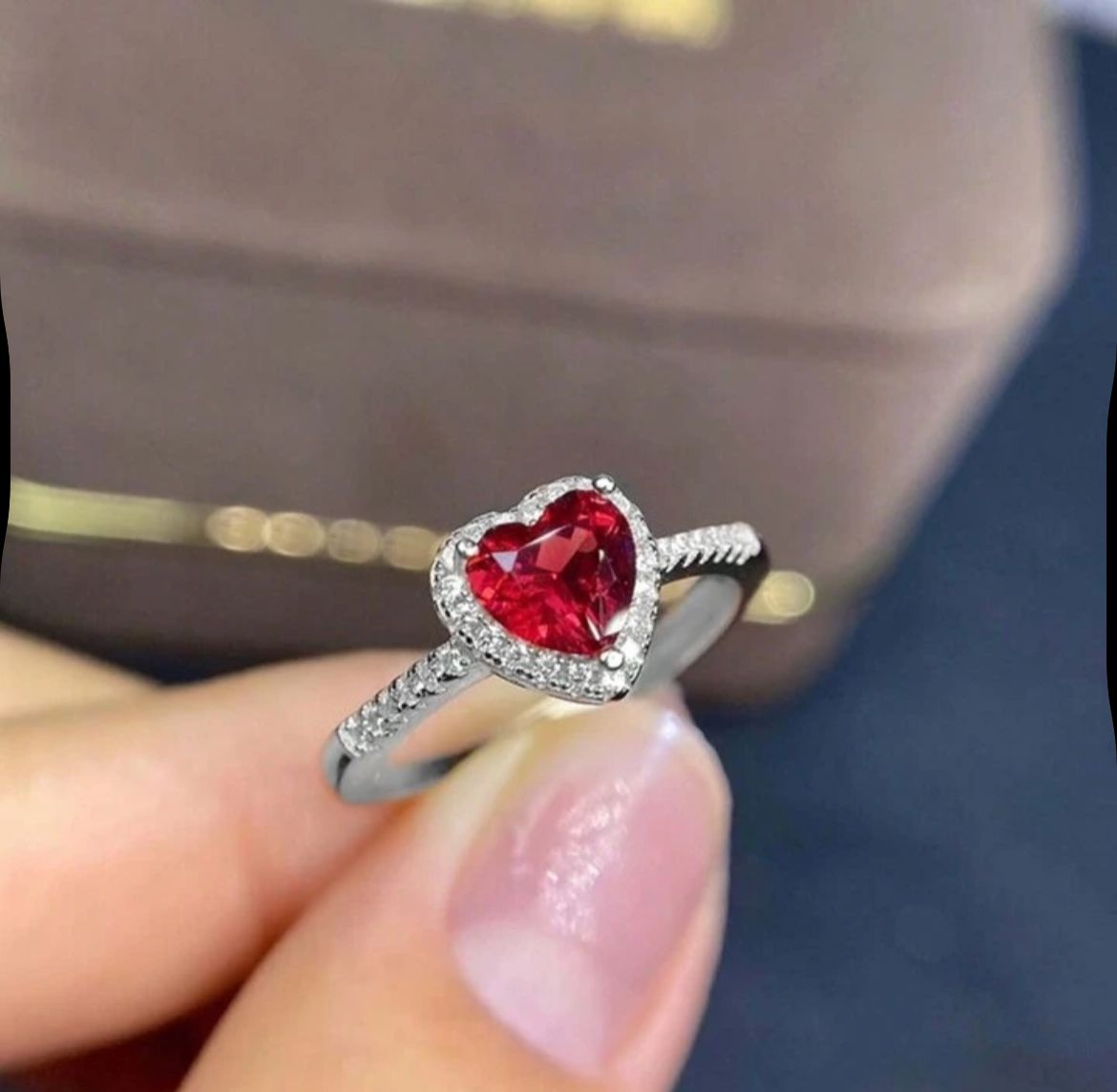 Red Heart Ring