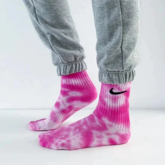 Pink - Tie Dye Socks